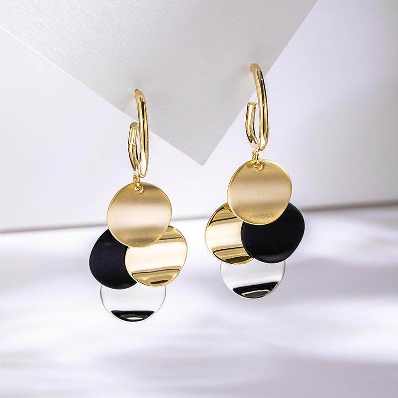 Niche unique temperament fringe earrings silver earrings 634115812636 - COCOMELODY